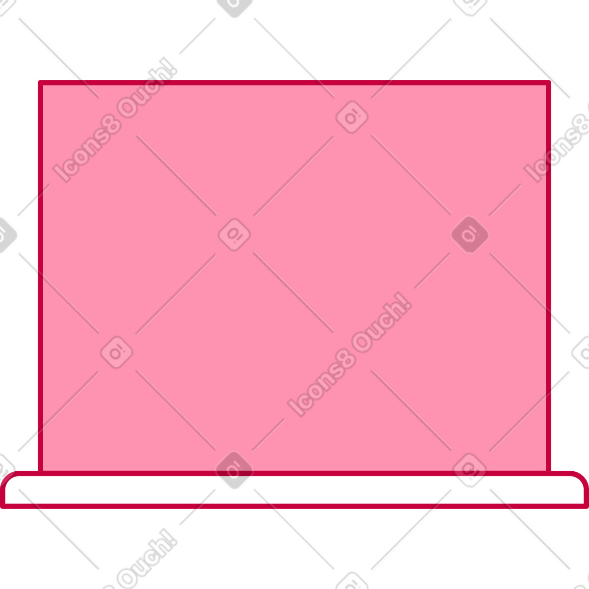 Blackboard illustration in PNG, SVG