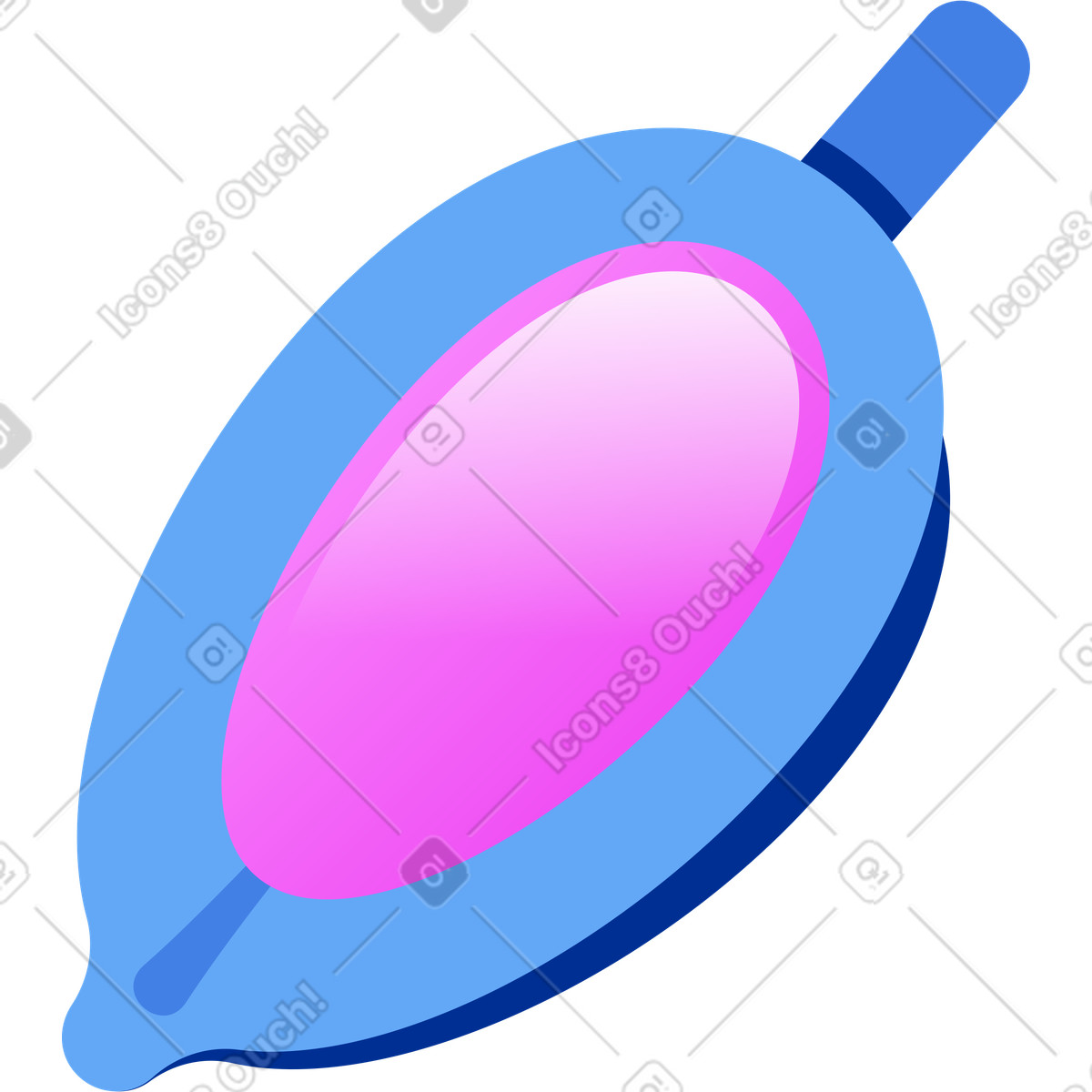 Glossy 스타일의 그레이비 보트 일러스트레이션 PNG, SVG 다운로드