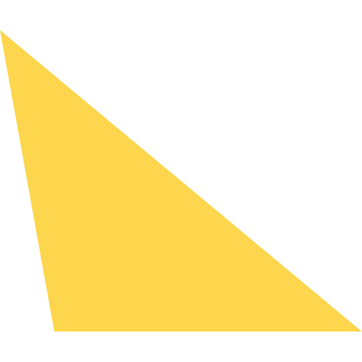 Fogg 스타일의 Scalene yellow 일러스트레이션 PNG, SVG 다운로드