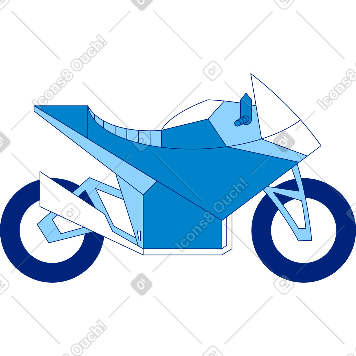 下载 Neo-Sakura 风格的 自行车 插画，支持 PNG、SVG 格式