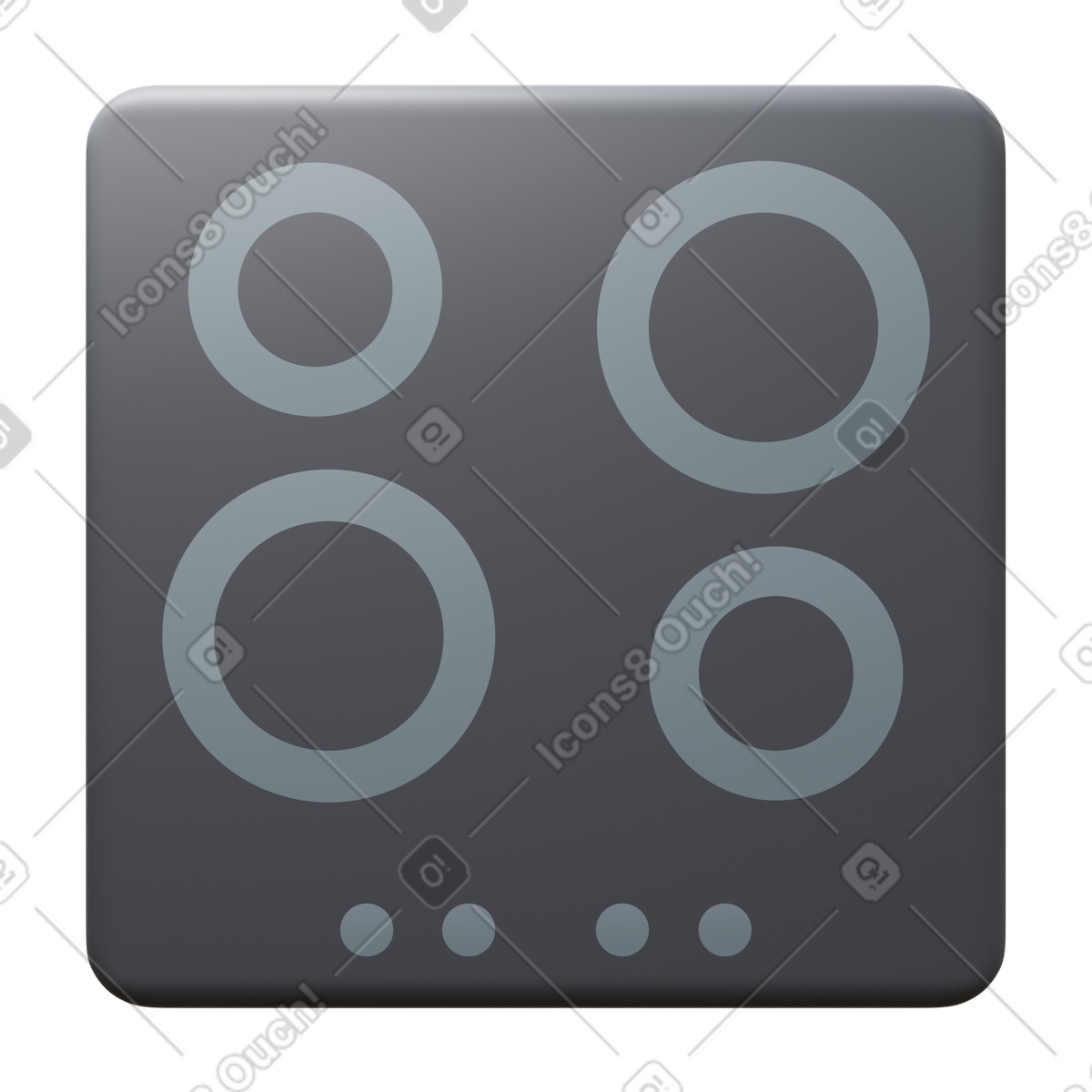 Иллюстрация Electric stovetop в PNG и SVG