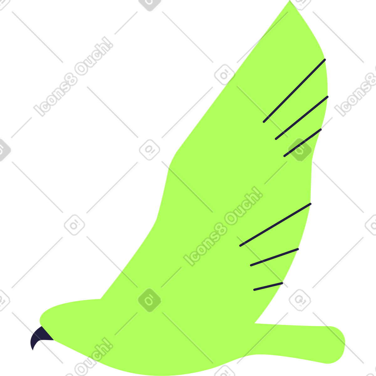 Ilustración Halcón en estilo Mellow a descargar en PNG y SVG