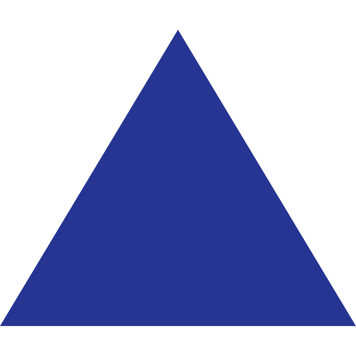 Fogg スタイルの Triangle dark blue のイラストをPNG、SVG形式でダウンロード