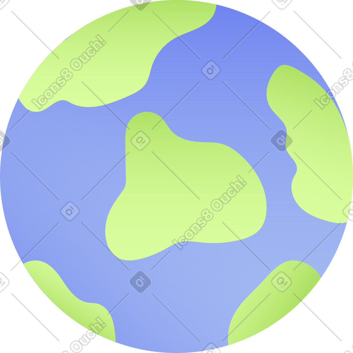 Earth illustration clipart featuring vibrant graphics for various uses