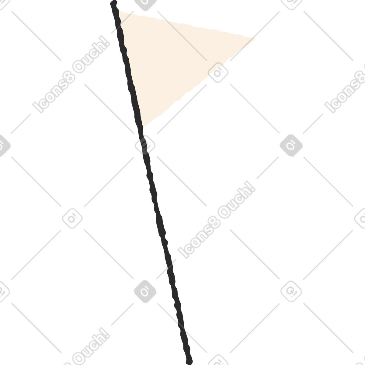 Ilustração de Bandeira em no estilo Pablo para baixar em PNG, SVG