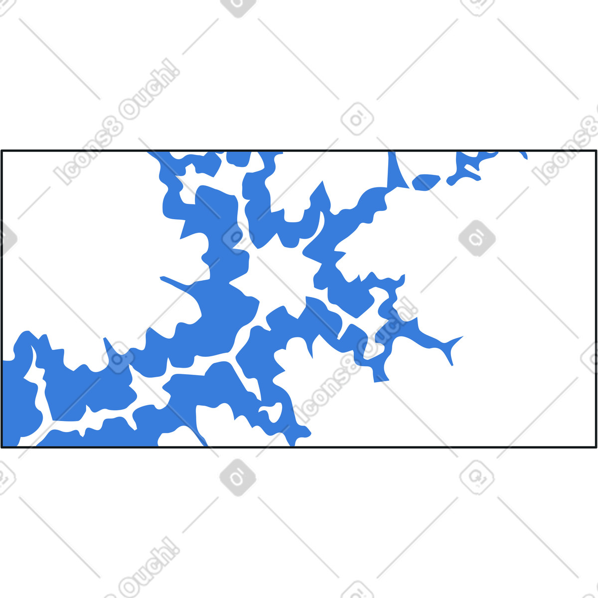 Rettangolo con texture illustrazione in stile Midnight scarica in PNG, SVG