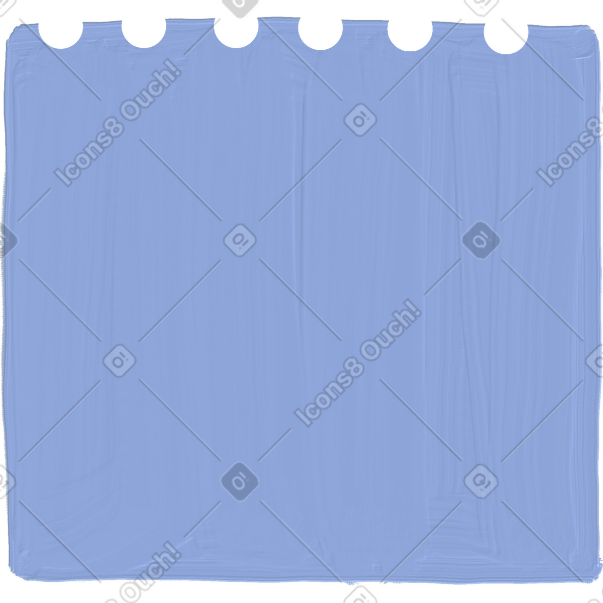 Ilustração de Blue notepad sheet em no estilo Scrapbooking para baixar em PNG, SVG