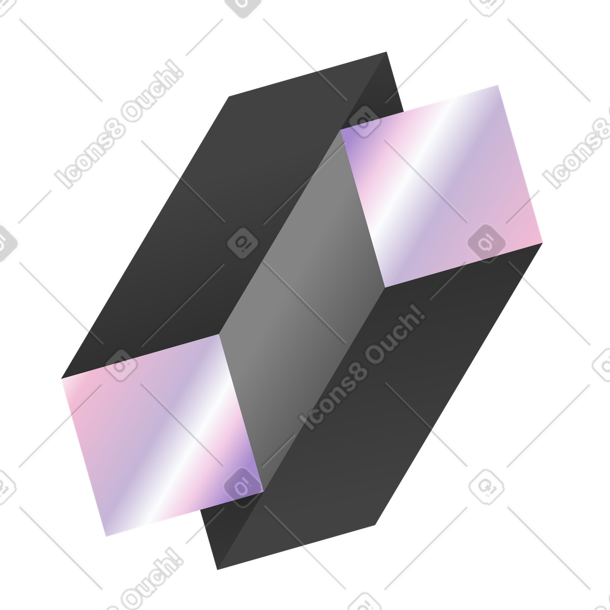 Ilustração de Formas impossíveis inspiradas em escher, ilusão visual e criatividade. em PNG e SVG