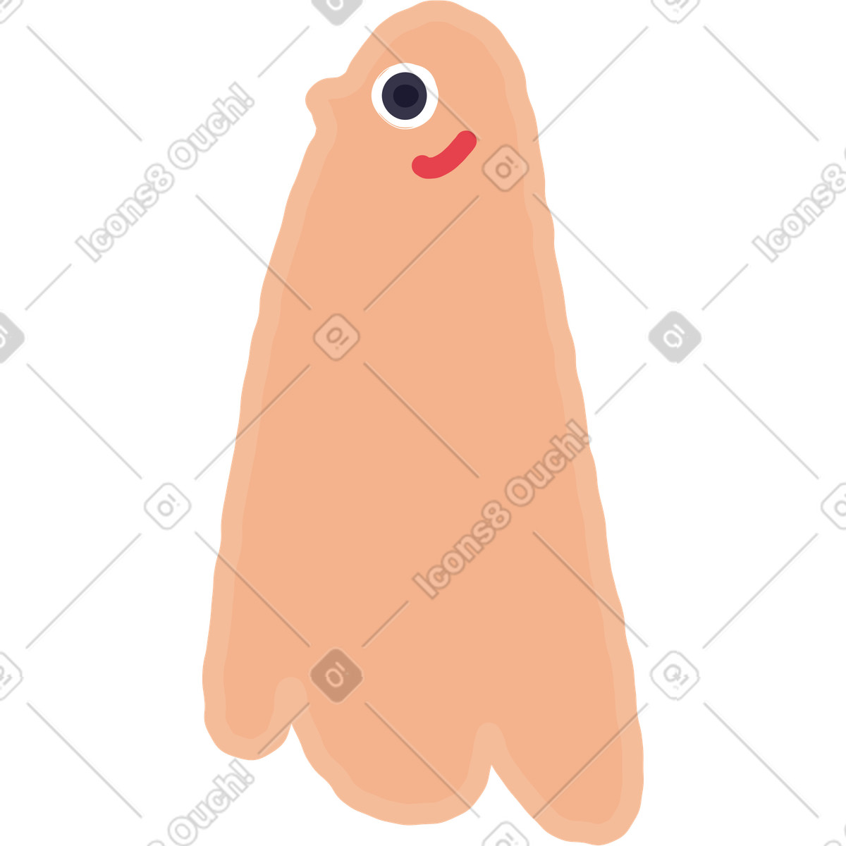 Stripy スタイルの 幽霊 のイラストをPNG、SVG形式でダウンロード