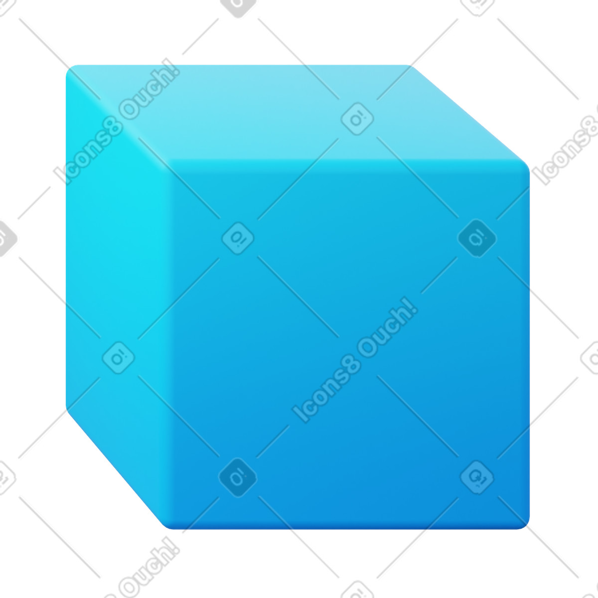 Orthogonal view illustration in 3D Fluency style download in PNG, SVG