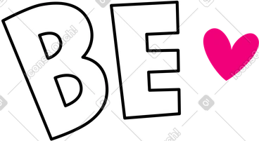 Lettering essere testo