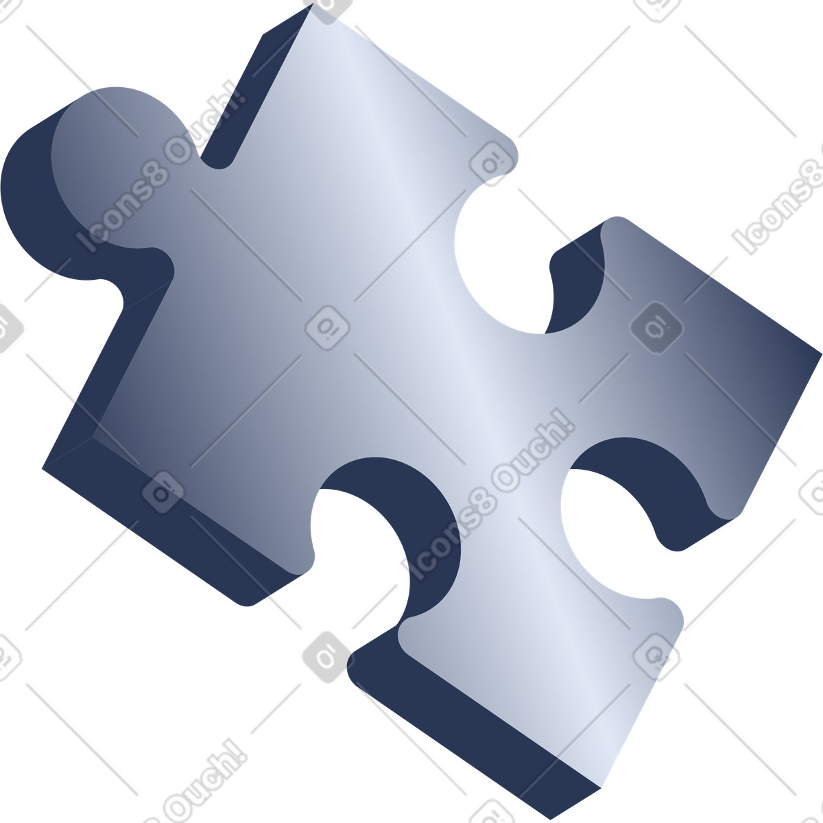 Puzzle illustration in PNG, SVG