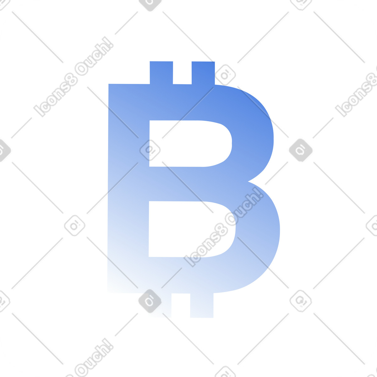 Illustration Bitcoins dans le style Network à télécharger aux formats PNG, SVG