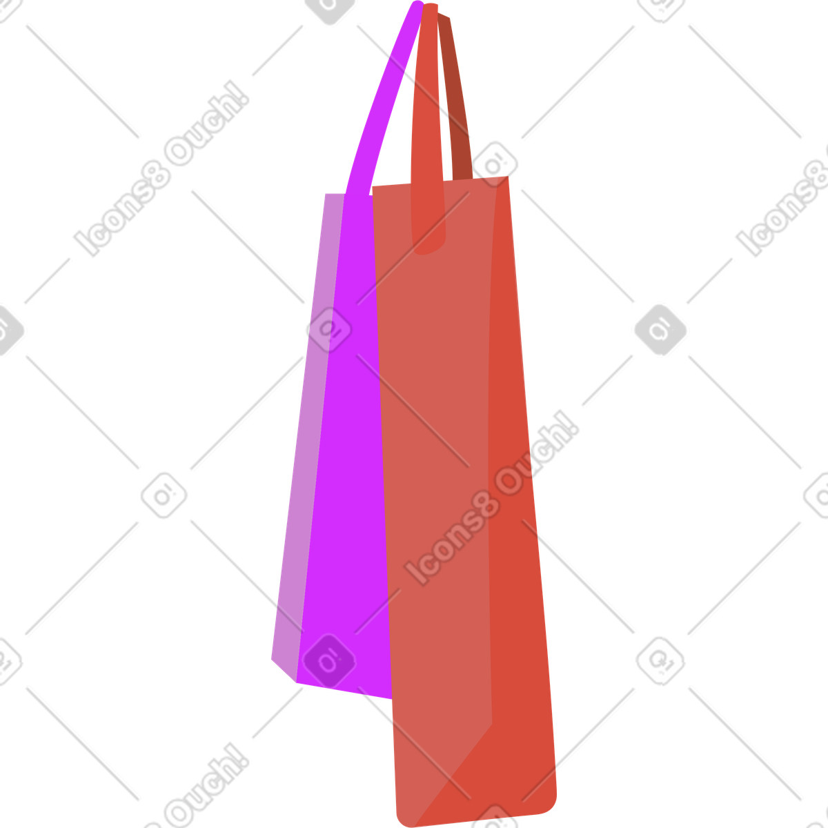 Lagom スタイルの Pink and red packages のイラストをPNG、SVG形式でダウンロード