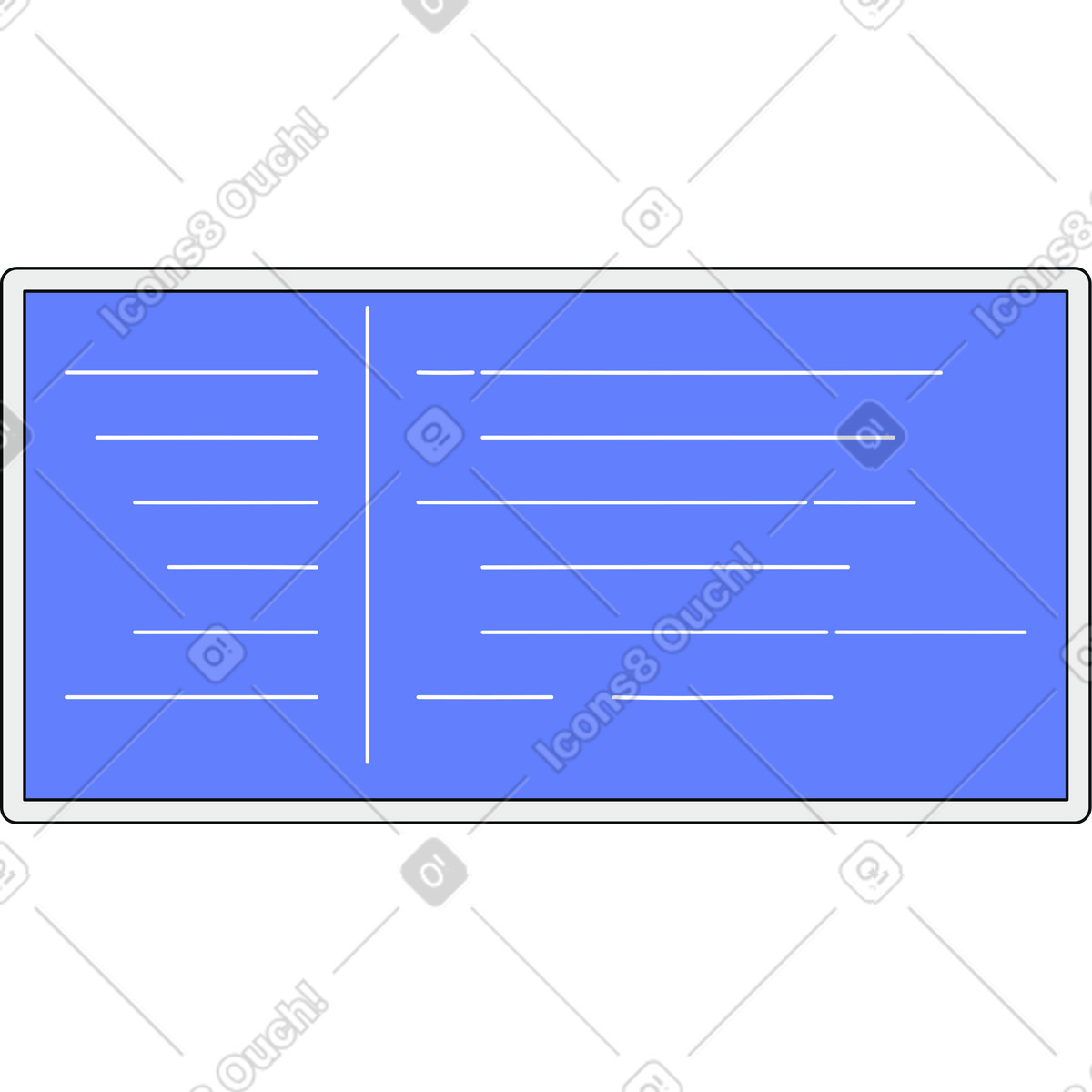 Code screen illustration in PNG, SVG