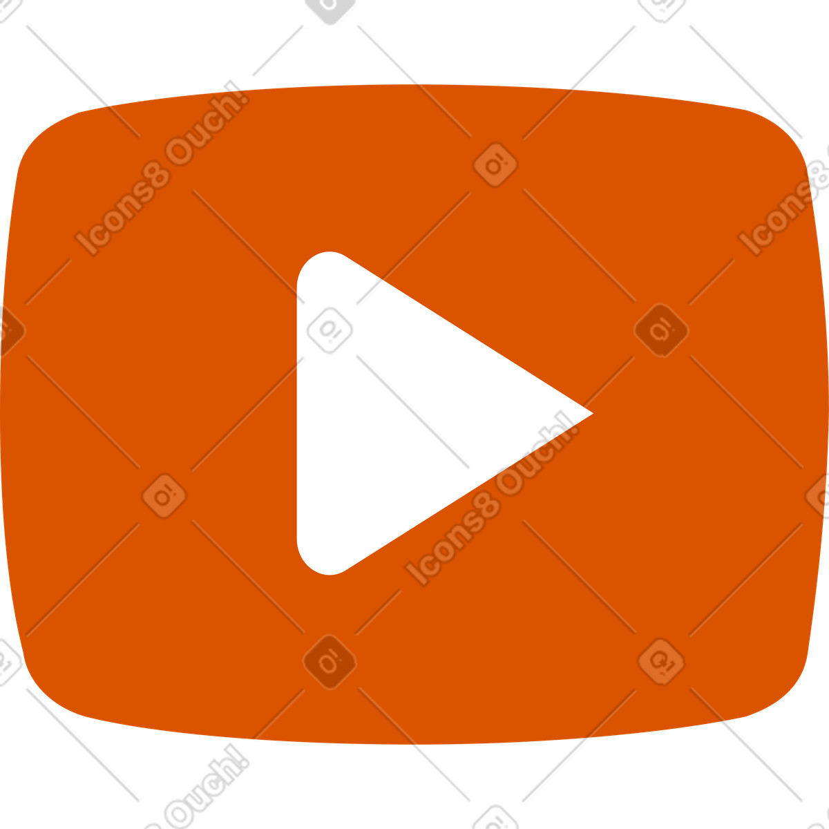 Иллюстрация Ютуб в стиле Vector — скачать в форматах PNG, SVG