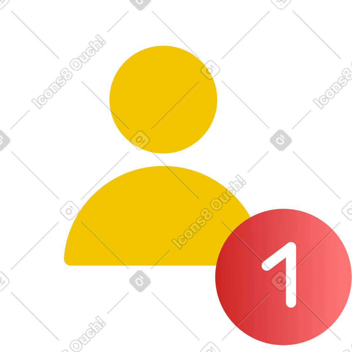 New subscriber illustration in Silky style download in PNG, SVG