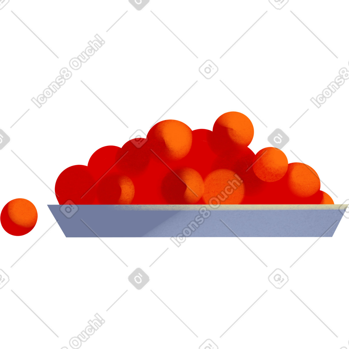 Иллюстрация Plate with berries в стиле Shine — скачать в форматах PNG, SVG
