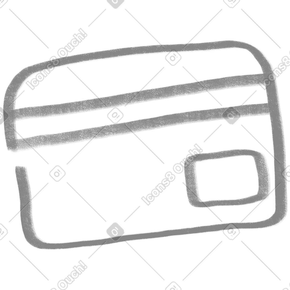 Illustration Carte bancaire grise dans le style Company à télécharger aux formats PNG, SVG