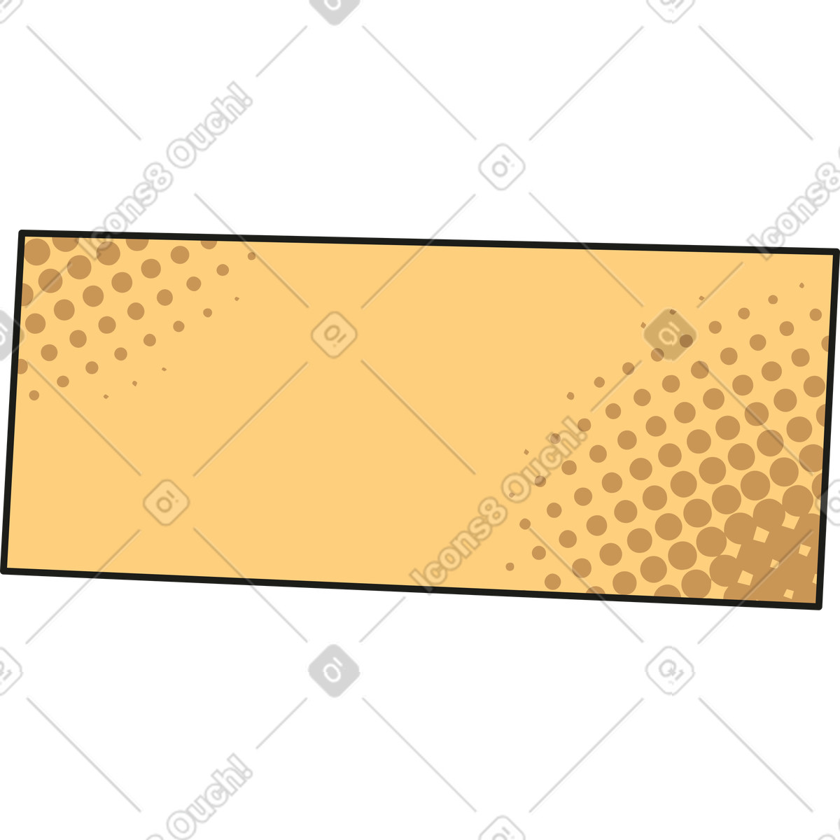 Rubber スタイルの Box のイラストをPNG、SVG形式でダウンロード