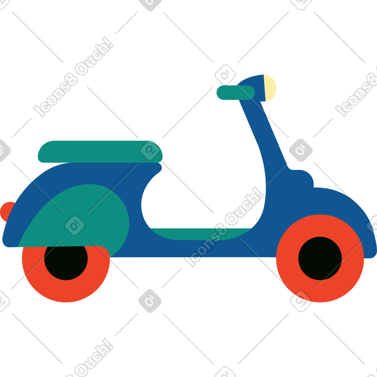 Roller-Illustration im Polar-Stil als Download in PNG, SVG