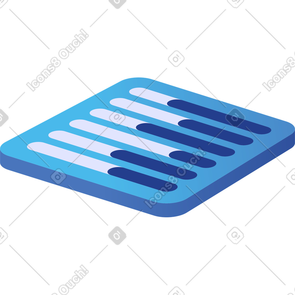 Frame with chart illustration in PNG, SVG