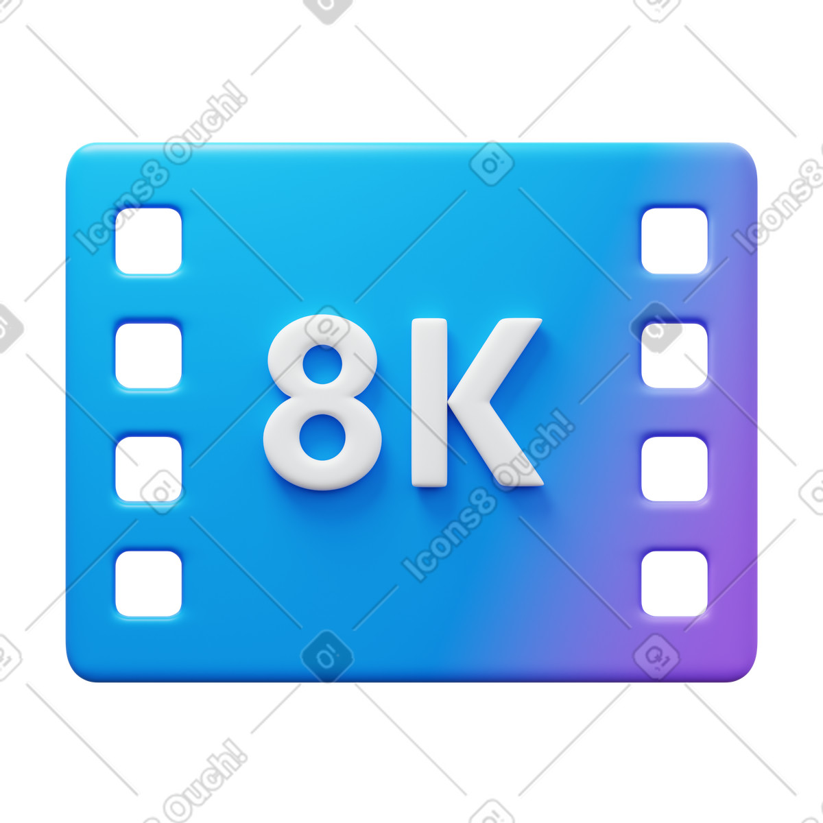 8k illustrazione in stile 3D Fluency scarica in PNG, SVG