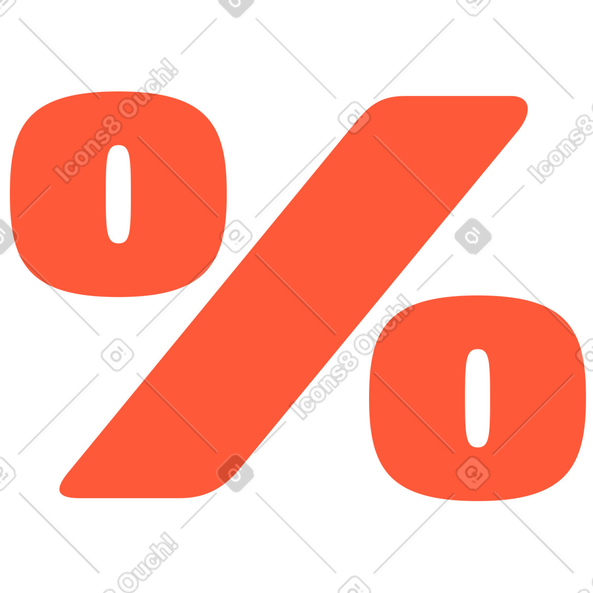 Ilustración Por ciento en estilo Beam a descargar en PNG y SVG
