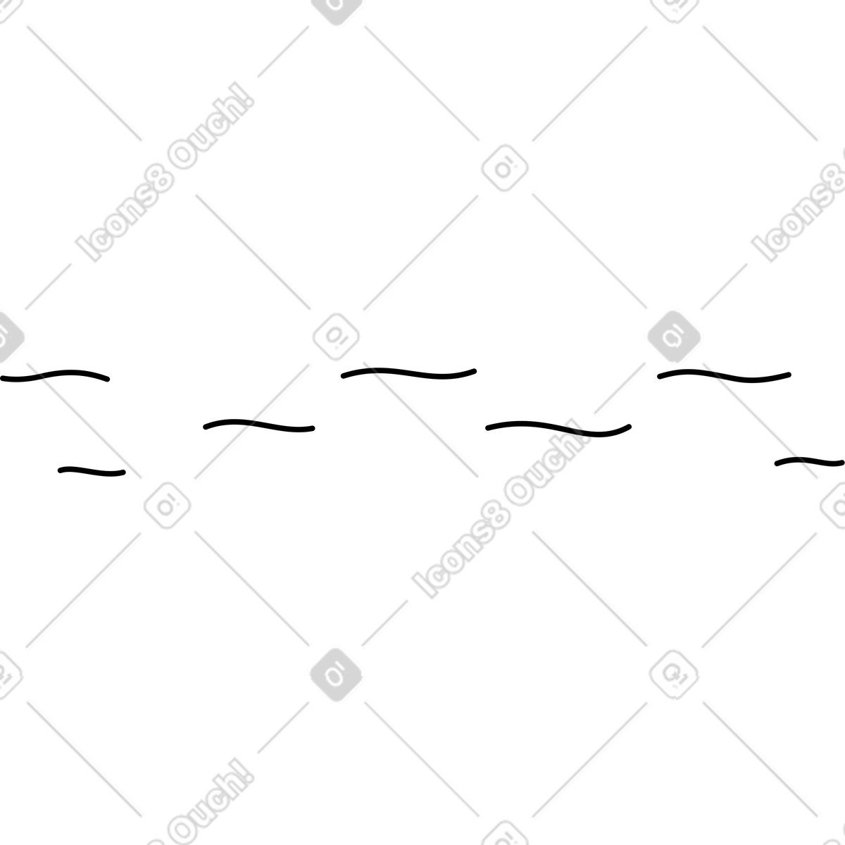 Transistor スタイルの Wavy lines of sand のイラストをPNG、SVG形式でダウンロード