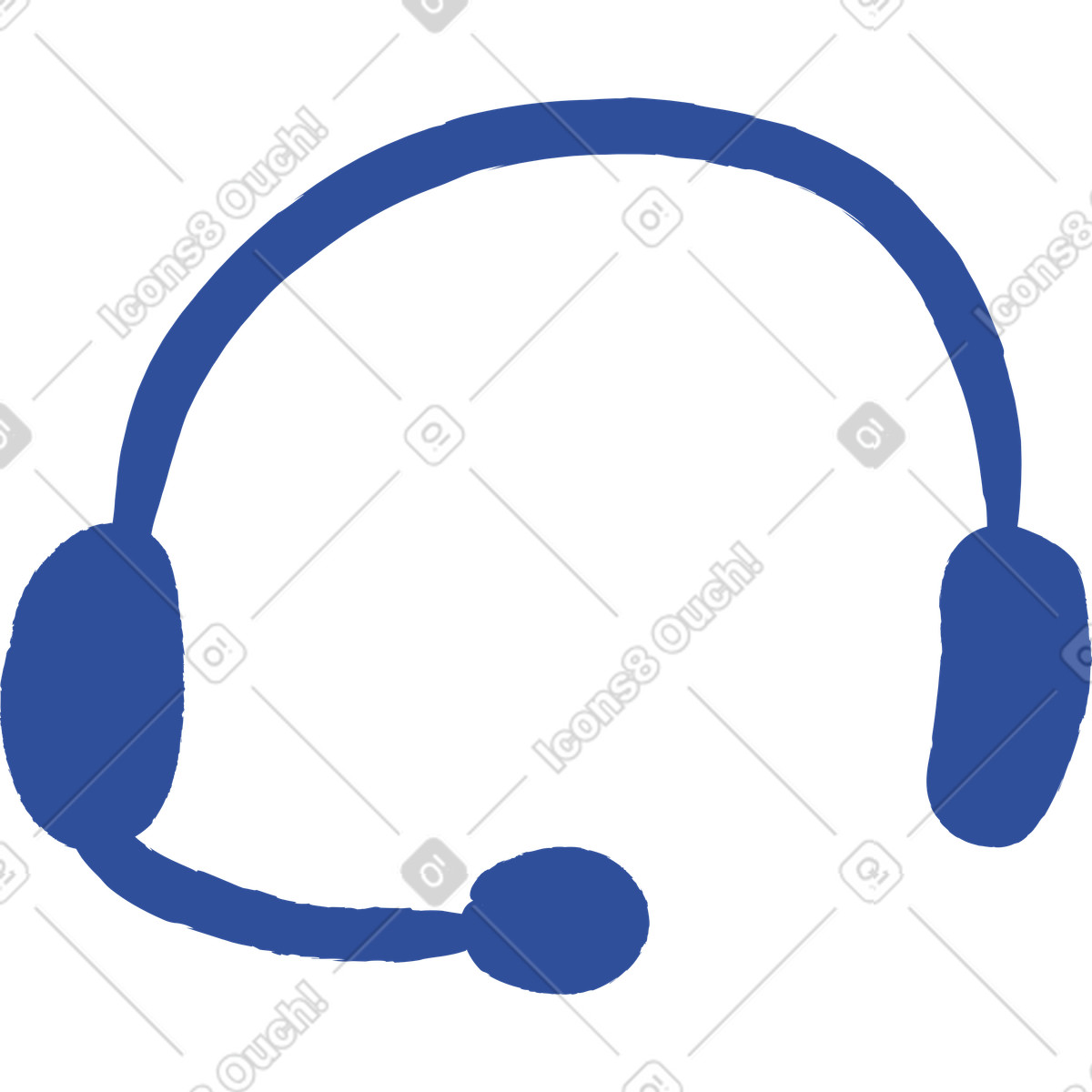 Ilustração de Fones ouvido em no estilo Lime para baixar em PNG, SVG