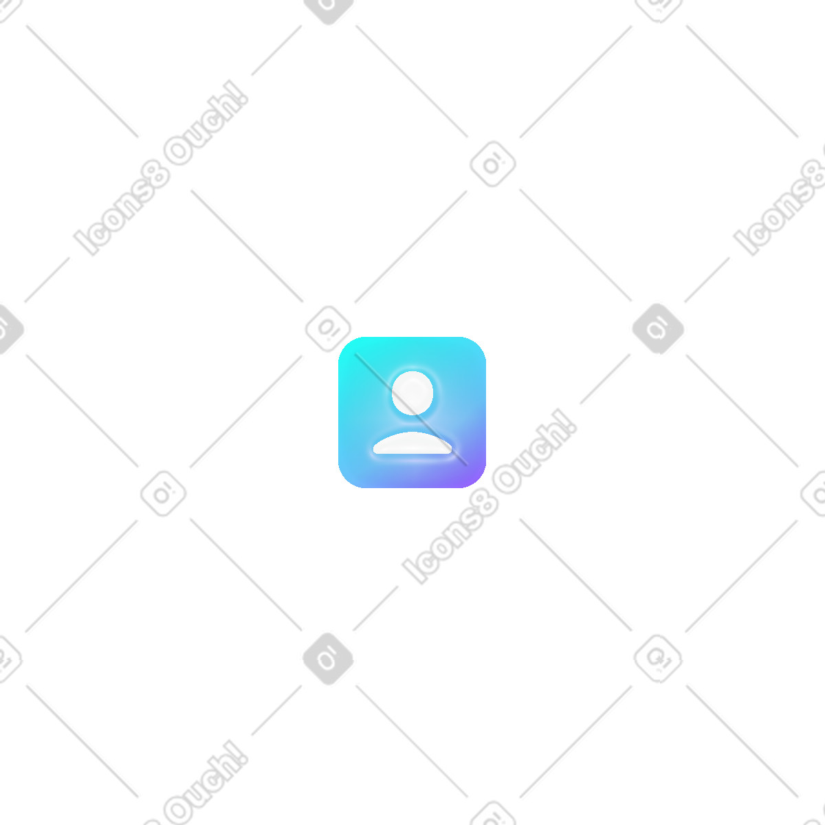 Иллюстрация Значок пользователя в стиле Pure — скачать в форматах PNG, SVG