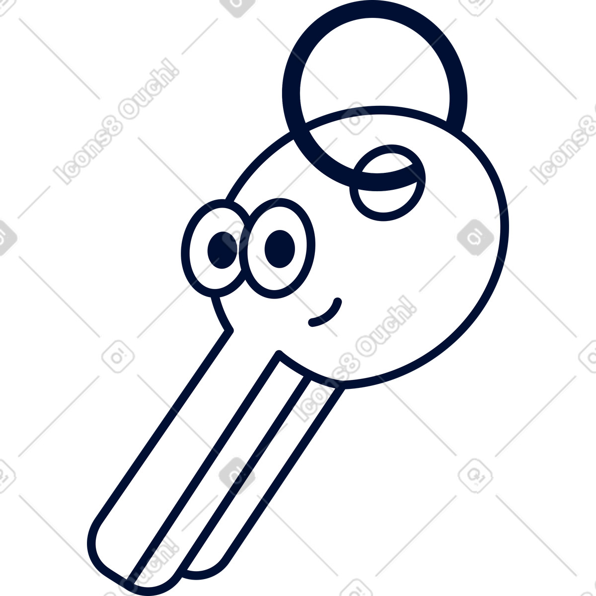 Blink スタイルの Key のイラストをPNG、SVG形式でダウンロード
