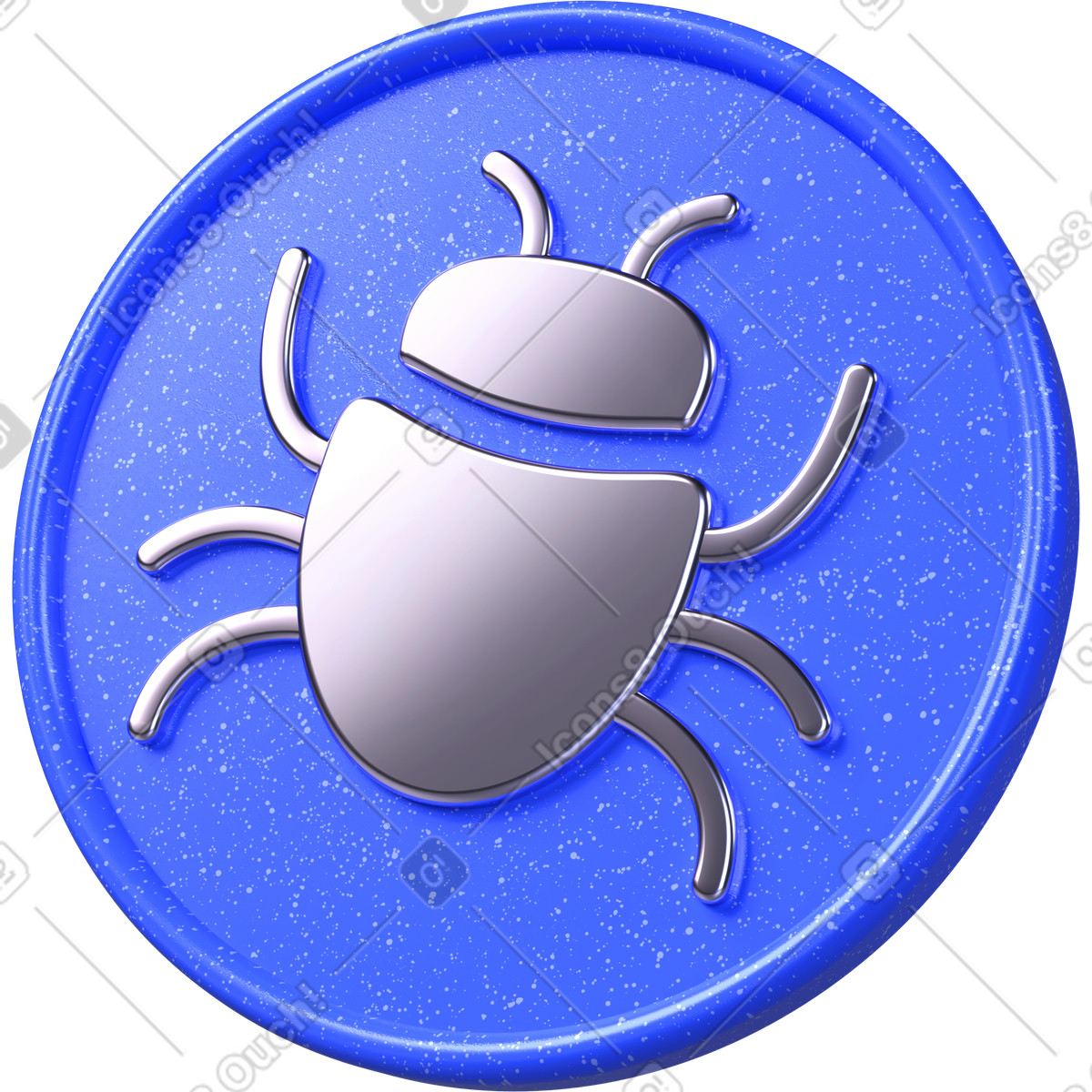 Illustration Bug logiciel, erreur système, processus de débogage dans le style 3D Boost à télécharger aux formats PNG, SVG