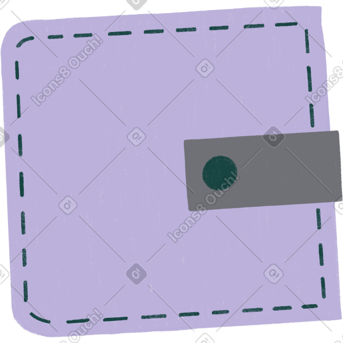 Portafoglio lilla illustrazione in stile Tutti scarica in PNG, SVG