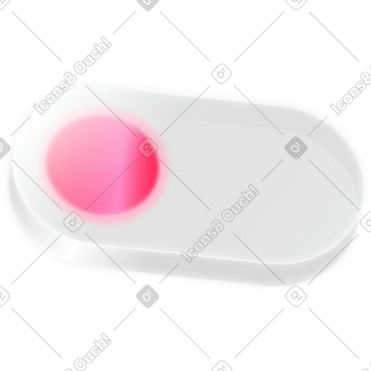 Red button illustration in Burst style download in PNG, SVG