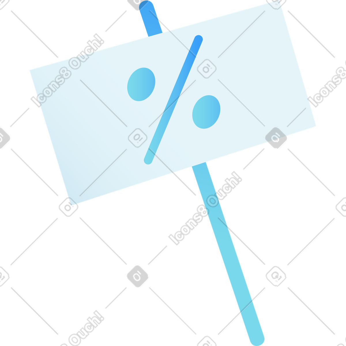 Vergünstigte anzeigen-Illustration im Airy-Stil als Download in PNG, SVG