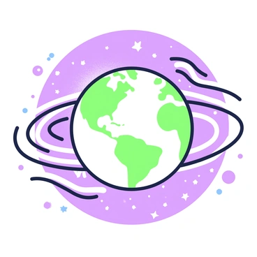 A detailed illustration of planet Earth in space. The planet is round, with visible continents and oceans. Surrounding Earth, there are wavy lines representing heatwaves, visually emanating from the surface. The atmosphere has a slight shimmer, indicating the presence of carbon dioxide. The background features a starry sky with scattered stars. The overall composition highlights the contrast between the vibrant planet and the ethereal heatwaves around it.