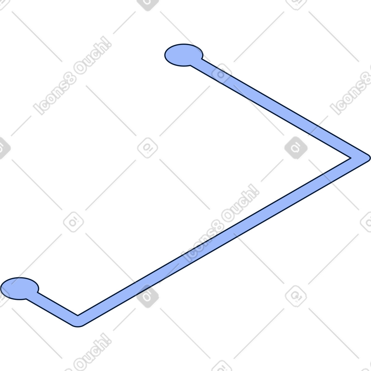 Isometric connection illustration in Neat style download in PNG, SVG