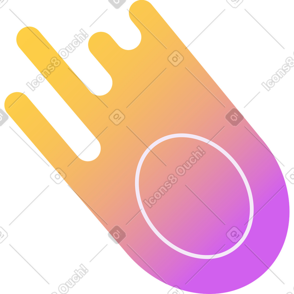 Ilustración Cometa en estilo Conifer a descargar en PNG y SVG