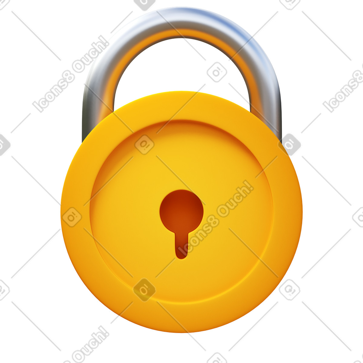 Иллюстрация Lock в стиле 3D Fluency — скачать в форматах PNG, SVG
