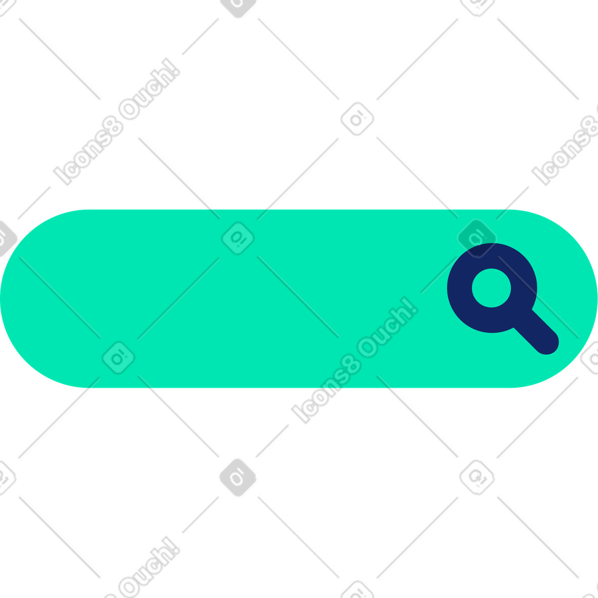 Search bar illustration in Cyborg style download in PNG, SVG