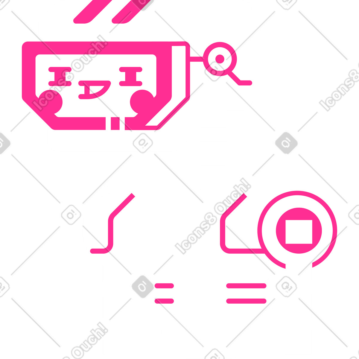 Cyborg 스타일의 Robot ar 일러스트레이션 PNG, SVG 다운로드
