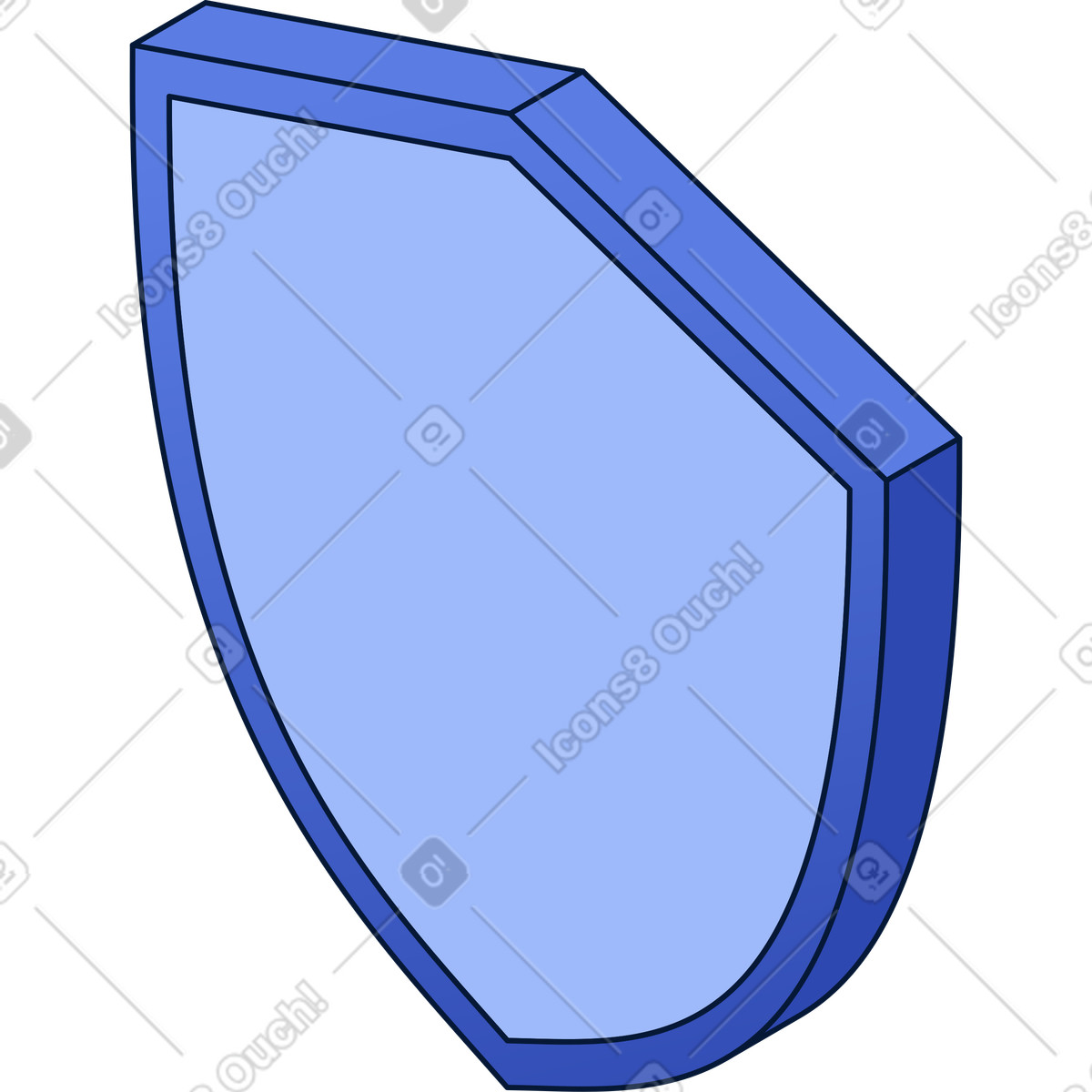 Schild-Illustration im Neat-Stil als Download in PNG, SVG