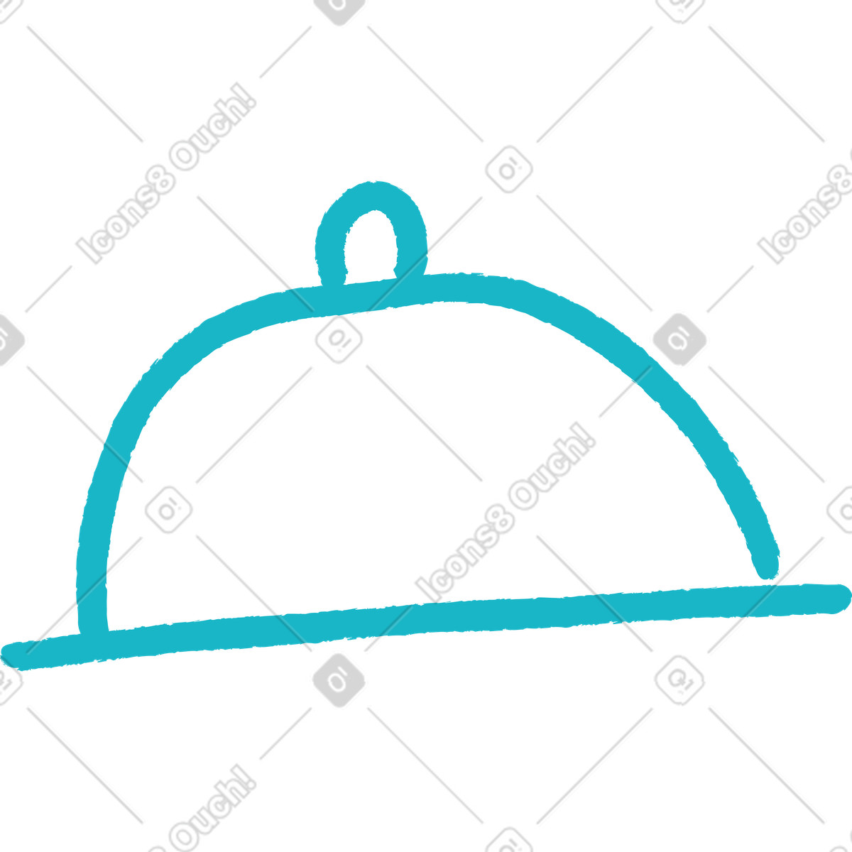 Vassoio illustrazione in stile Lime scarica in PNG, SVG