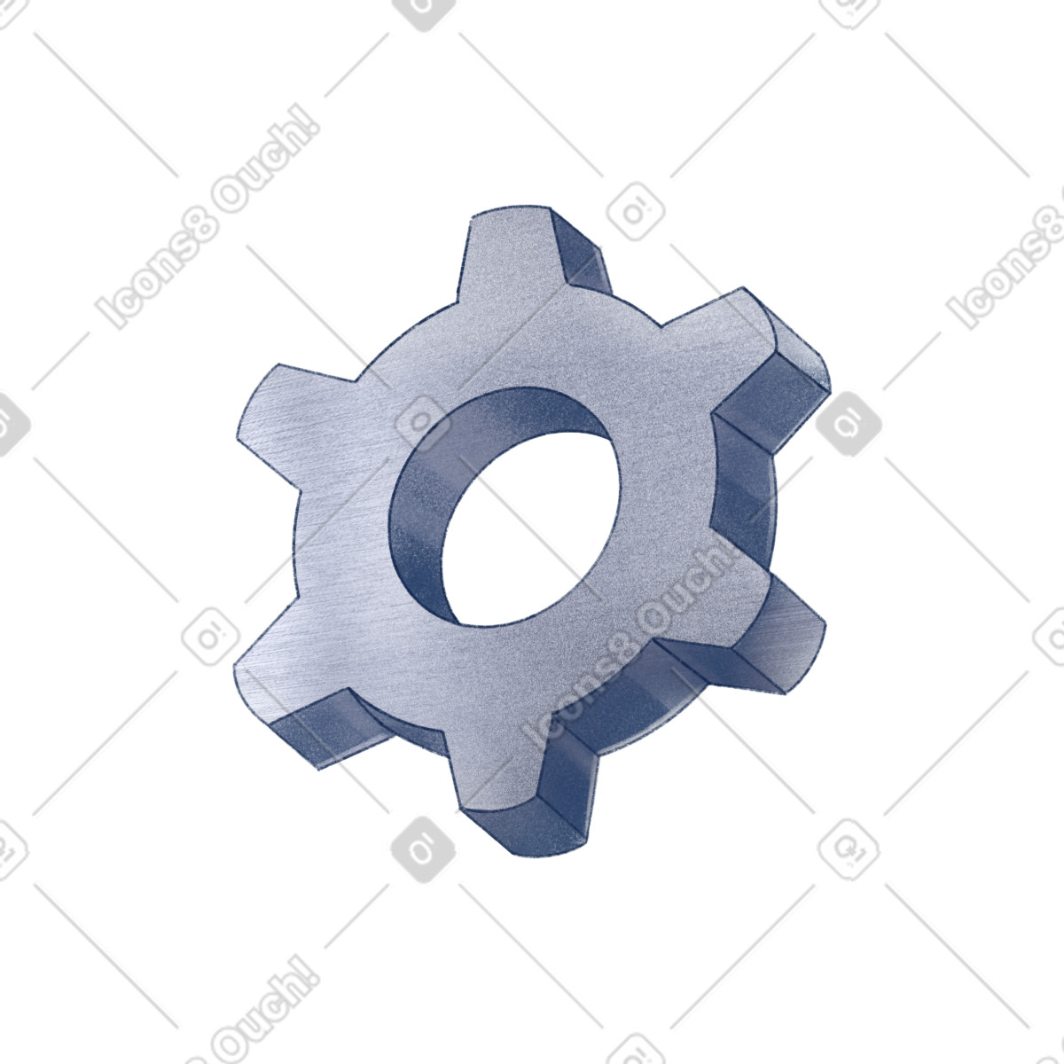 下载 Haze 风格的 Gear 插画，支持 PNG、SVG 格式