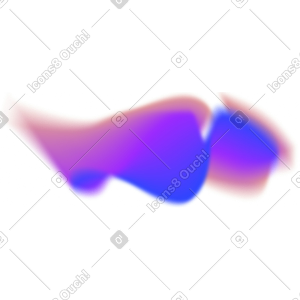 Ilustración Neon blurry wave en estilo Forms a descargar en PNG y SVG
