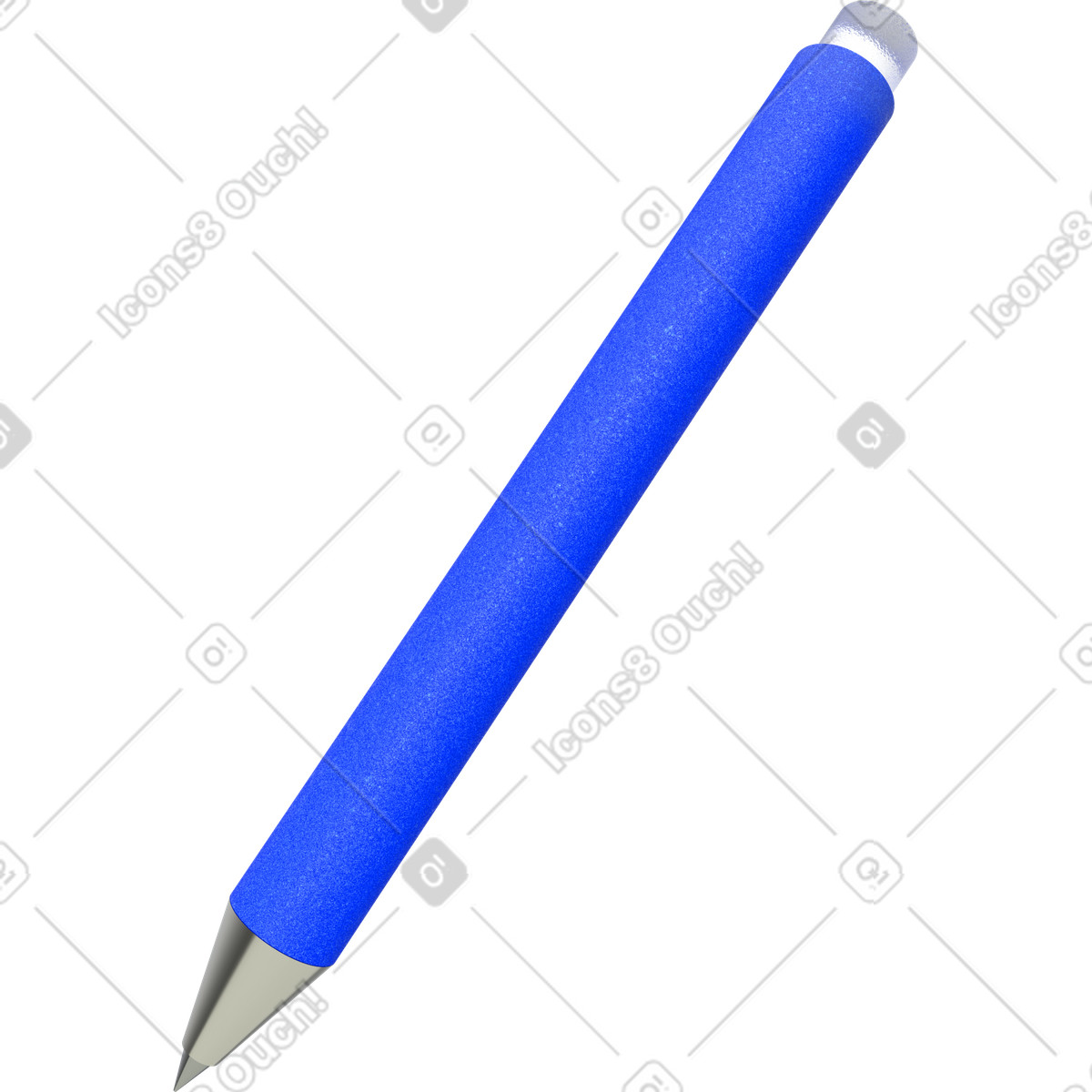 Ilustração de Blue pen em no estilo 3D Enterprise para baixar em PNG, SVG