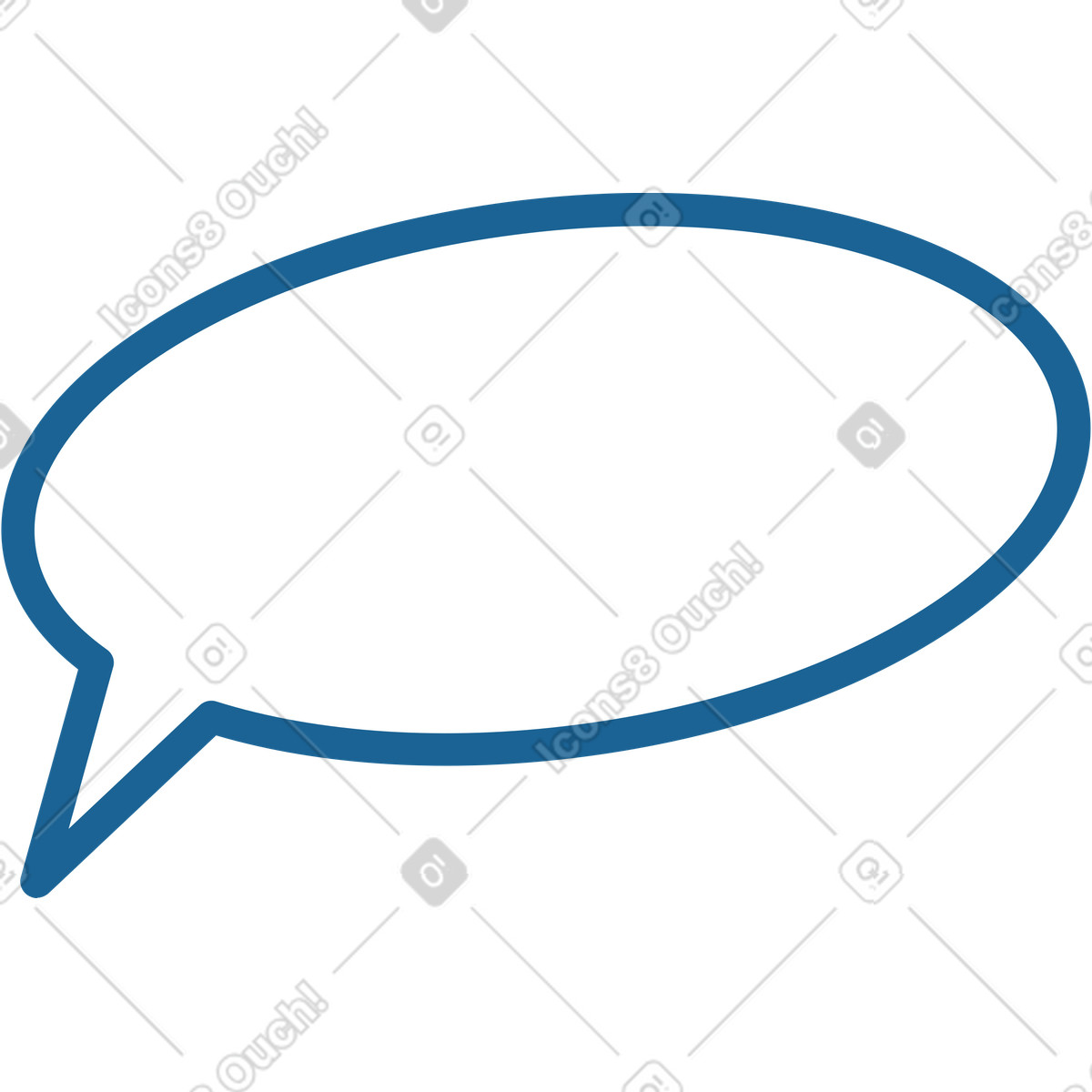 Natty スタイルの ふきだし のイラストをPNG、SVG形式でダウンロード