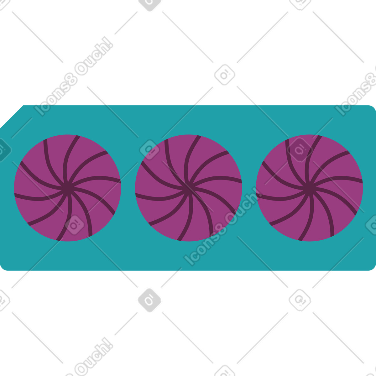 Scheda grafica per computer con ventole illustrazione in stile Sammy scarica in PNG, SVG