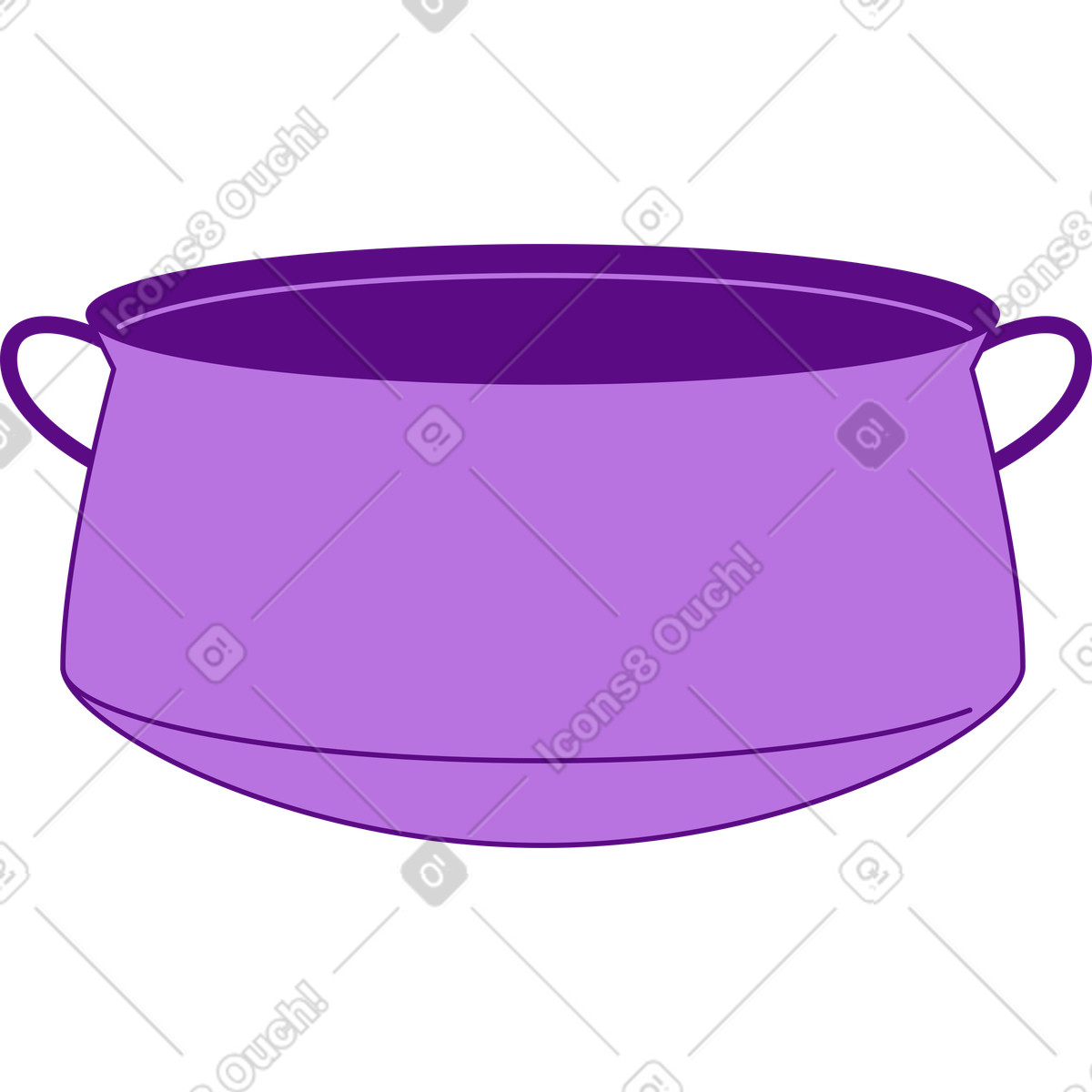 Kettle illustration in Storyline style download in PNG, SVG